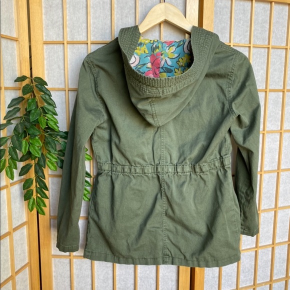 🌸 CHEROKEE GREEN HOODED JACKET - Picture 3 of 5